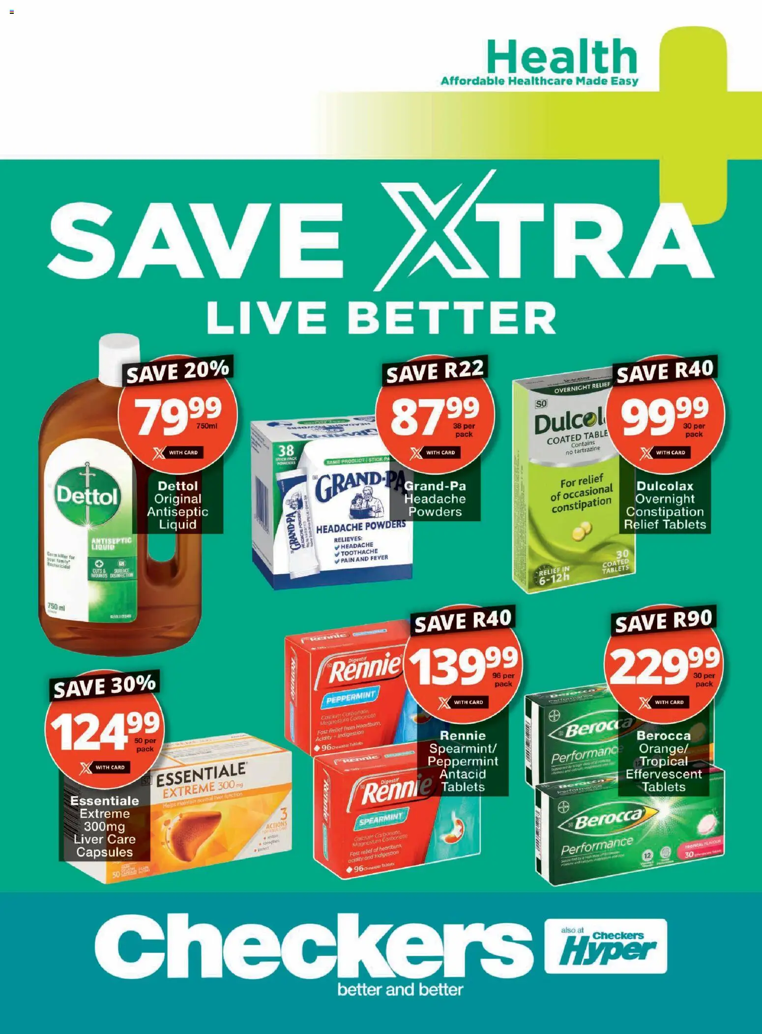 Checkers - Medirite November Month-End Promotion - page 1- valid from 23/11/2025