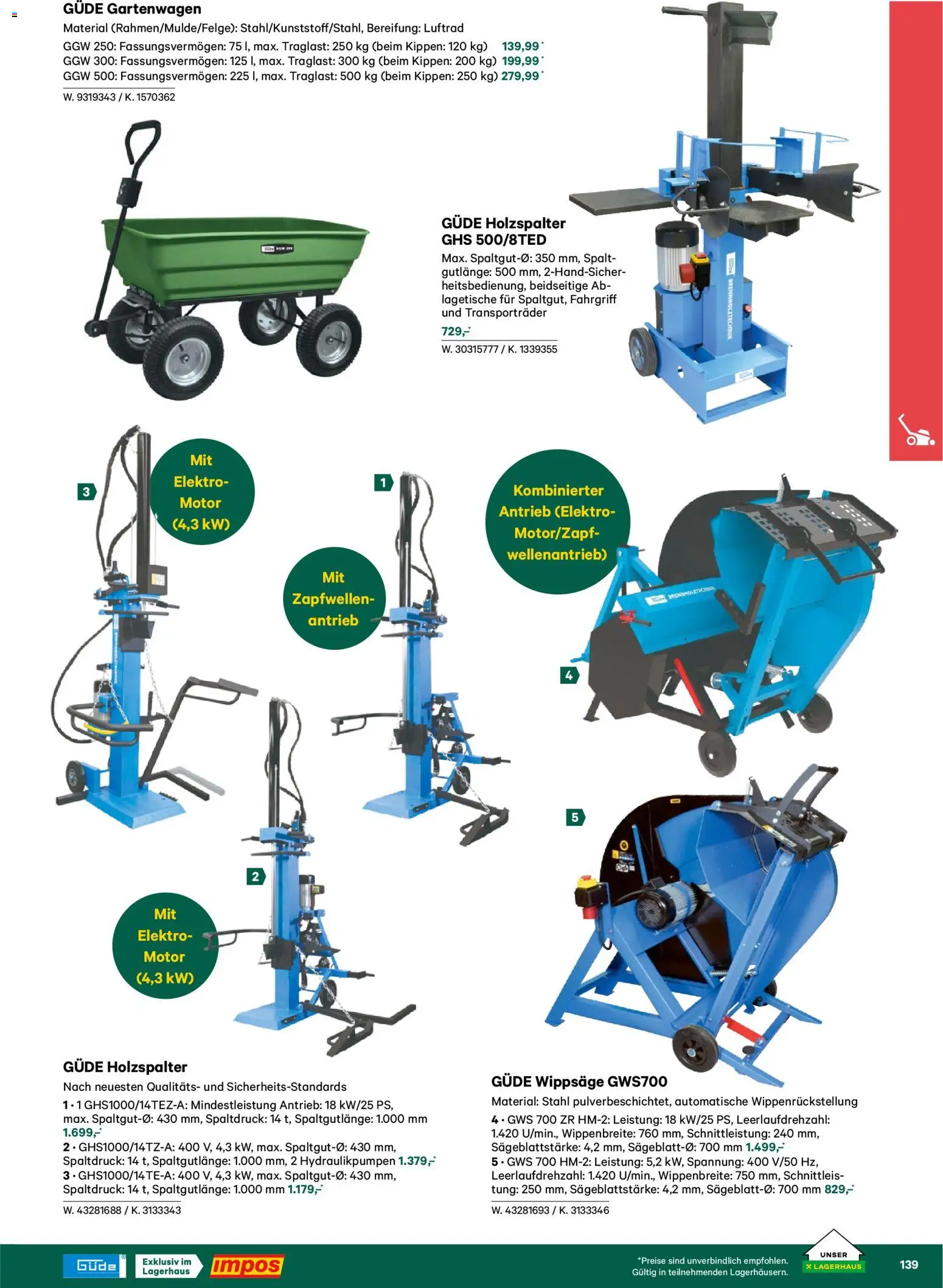 Lagerhaus  Garten und Freizeit Katalog 2026 - page 139- valid from 22.02.2026