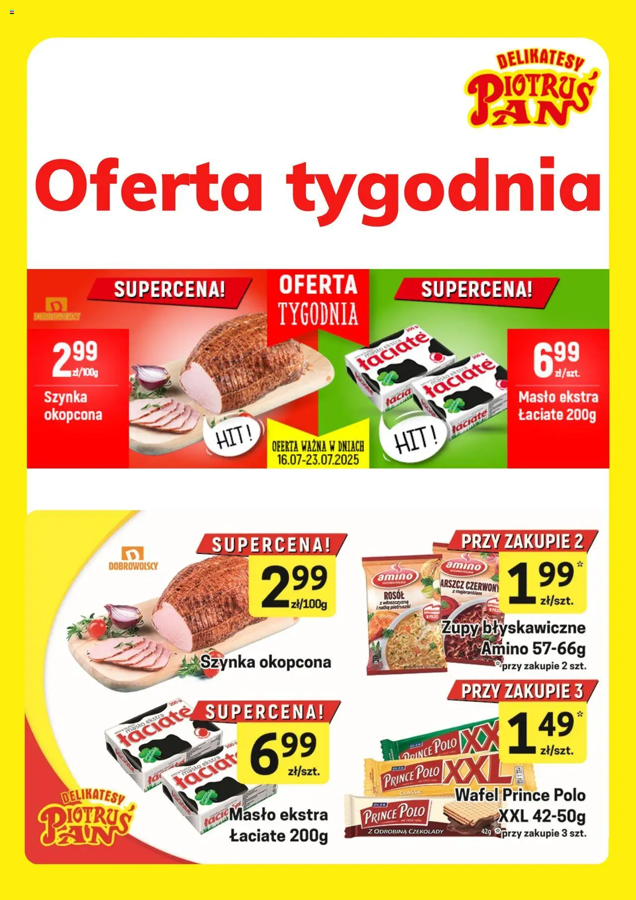 Piotruś Pan promocje - strona 1- ważny od 16.07.2025
