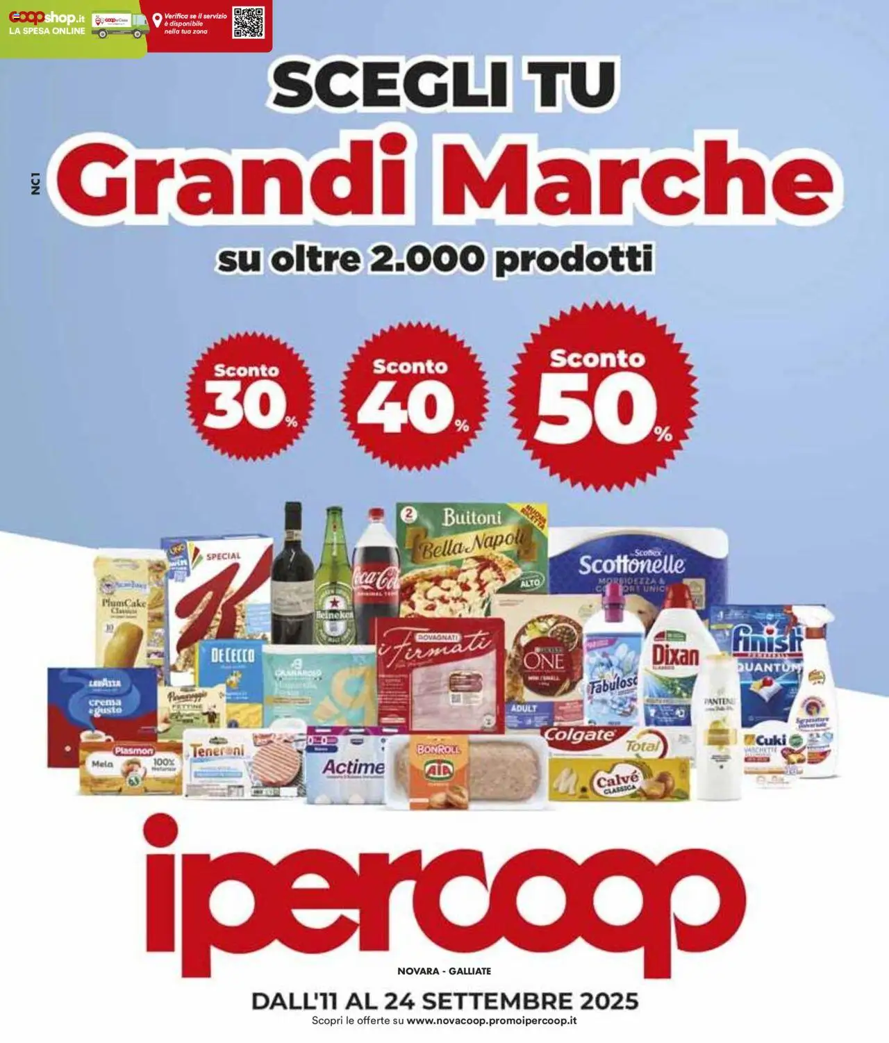 Volantino Ipercoop	 - pagina 1 - valido dal 11/09/2025