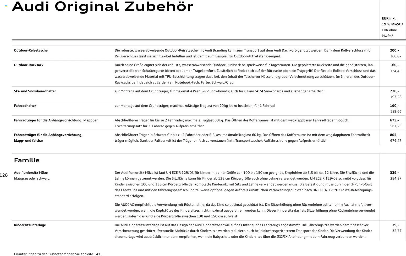 Audi Q3 - Seite 128 - gültig ab 29.01.2026