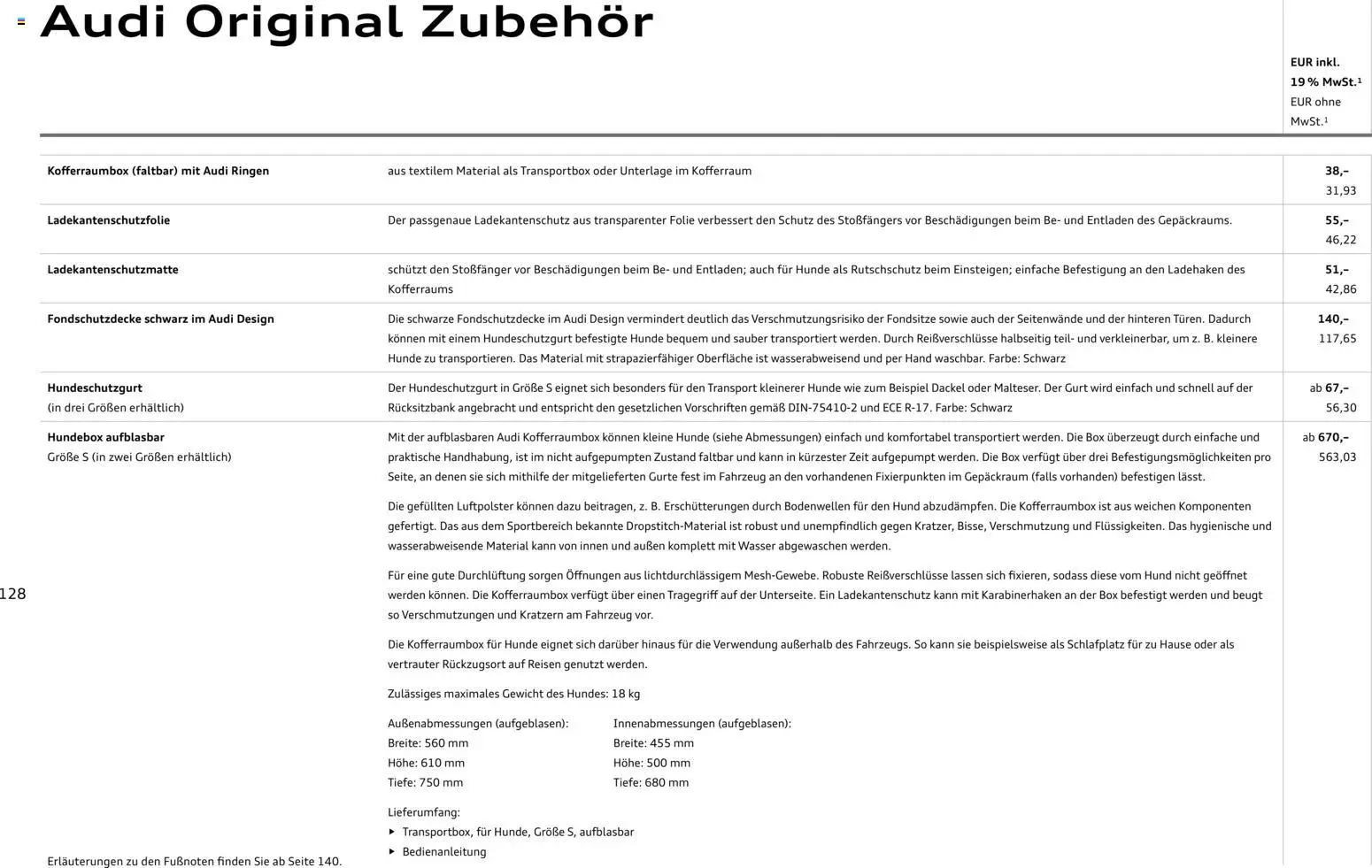 Audi Q3 - Seite 128 - gültig ab 29.01.2026