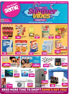 Preview Game Specials valid from 23/09/2025