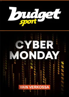 Esikatselu Budget Sport - Cyber Monday voimassa alkaen 01/12/2025