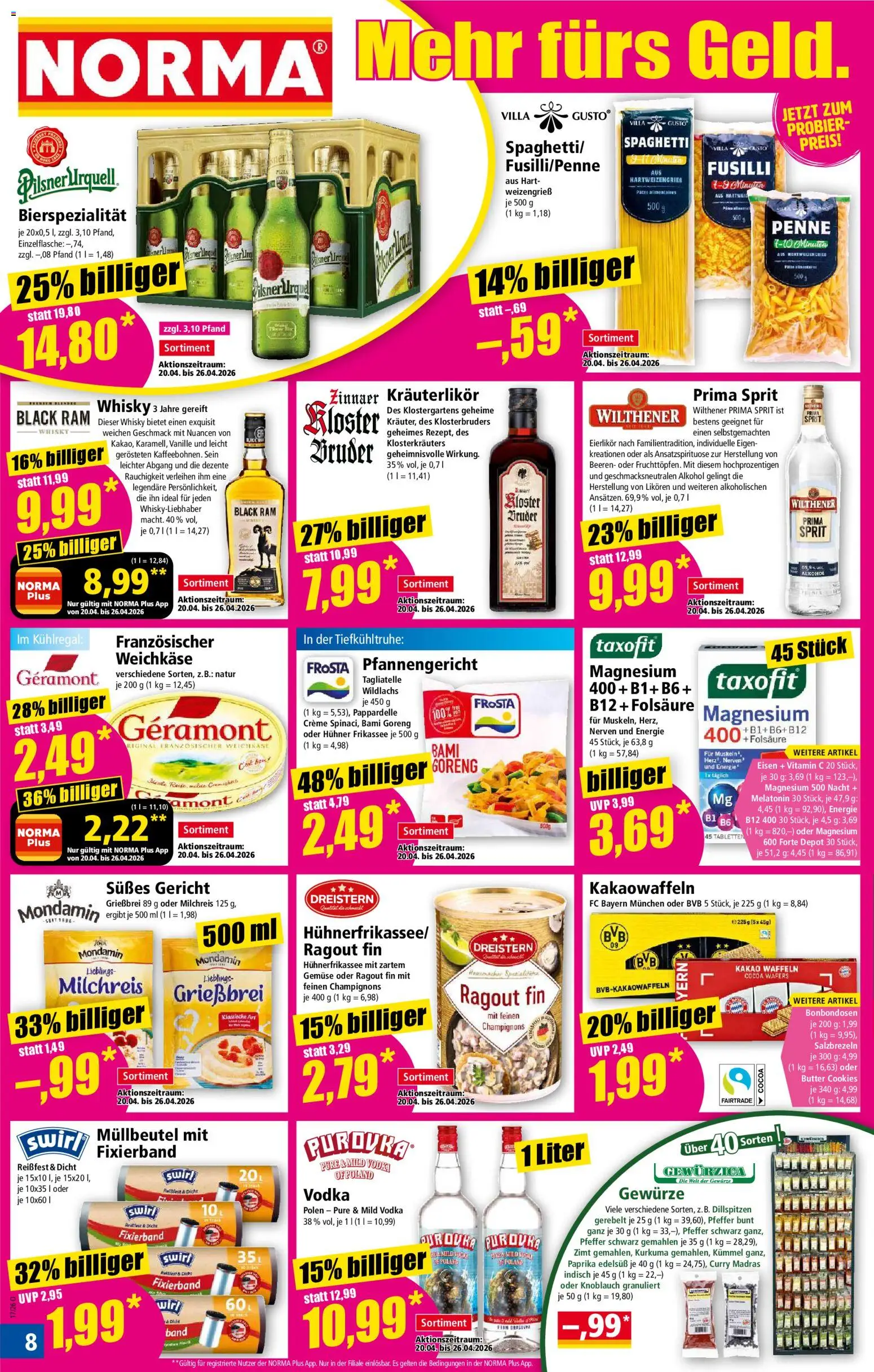 Norma Prospekt - Seite 8 - gültig ab 20.04.2026