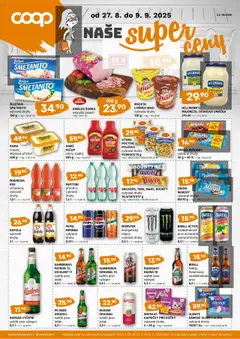 Náhled Trefa leták - COOP naše super ceny platný od 27.08.2025