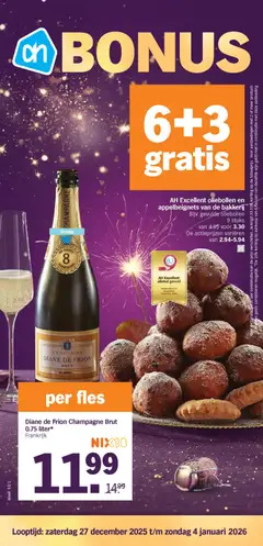 Albert Heijn - Folder week 1 geldig vanaf 27-12-2025