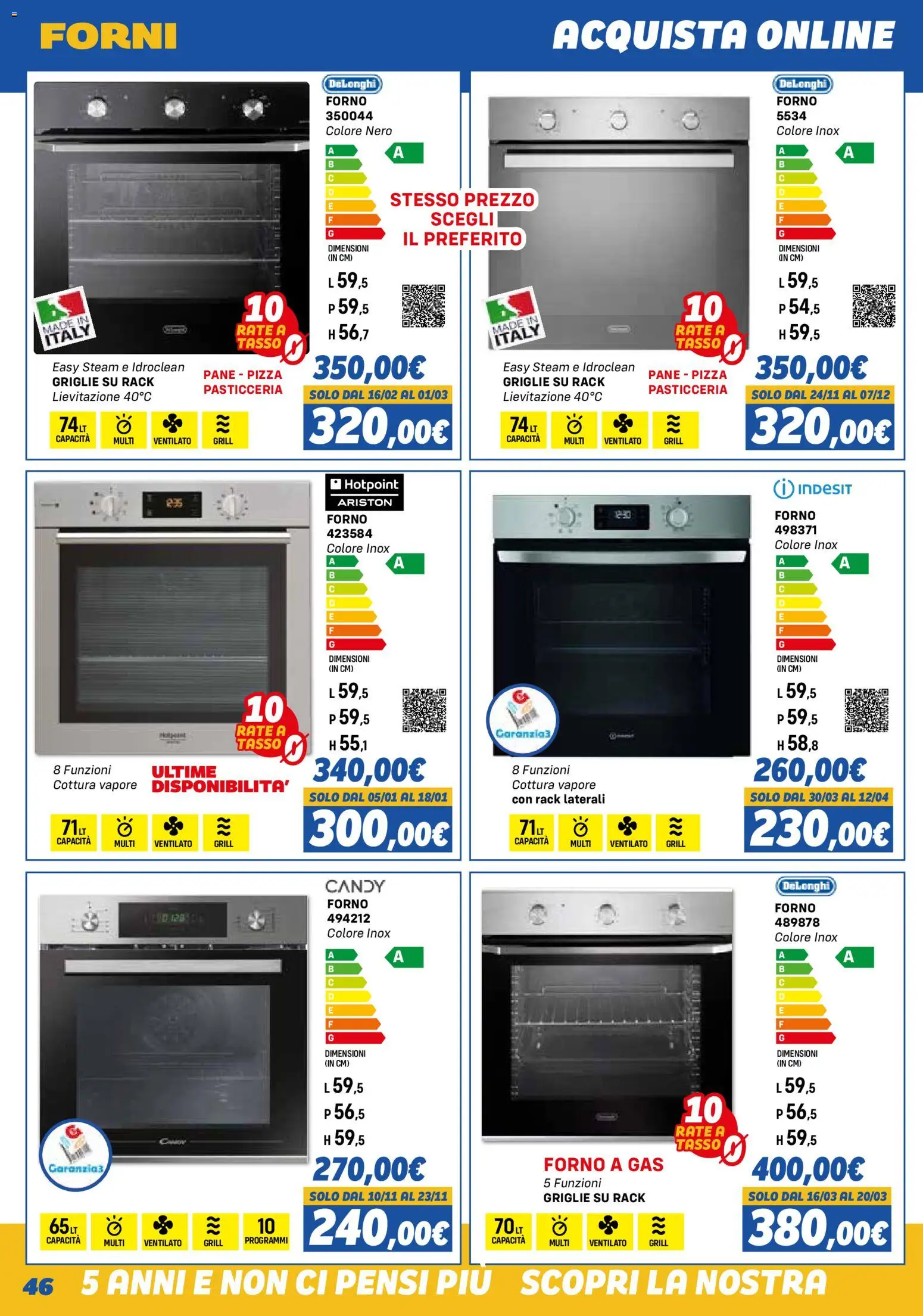 Orizzonte Elettrodomestici catalogo - pagina 46 - valido dal 01/11/2025