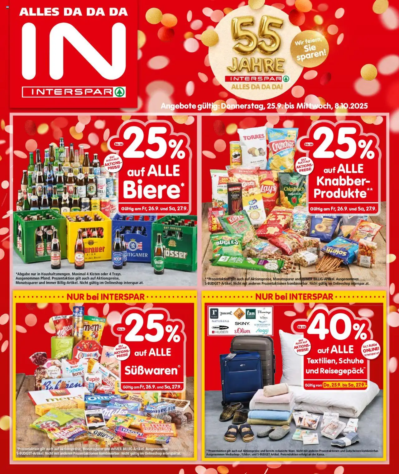 Interspar Flugblatt - Steiermark - Seite 1- gültig ab 25.09.2025