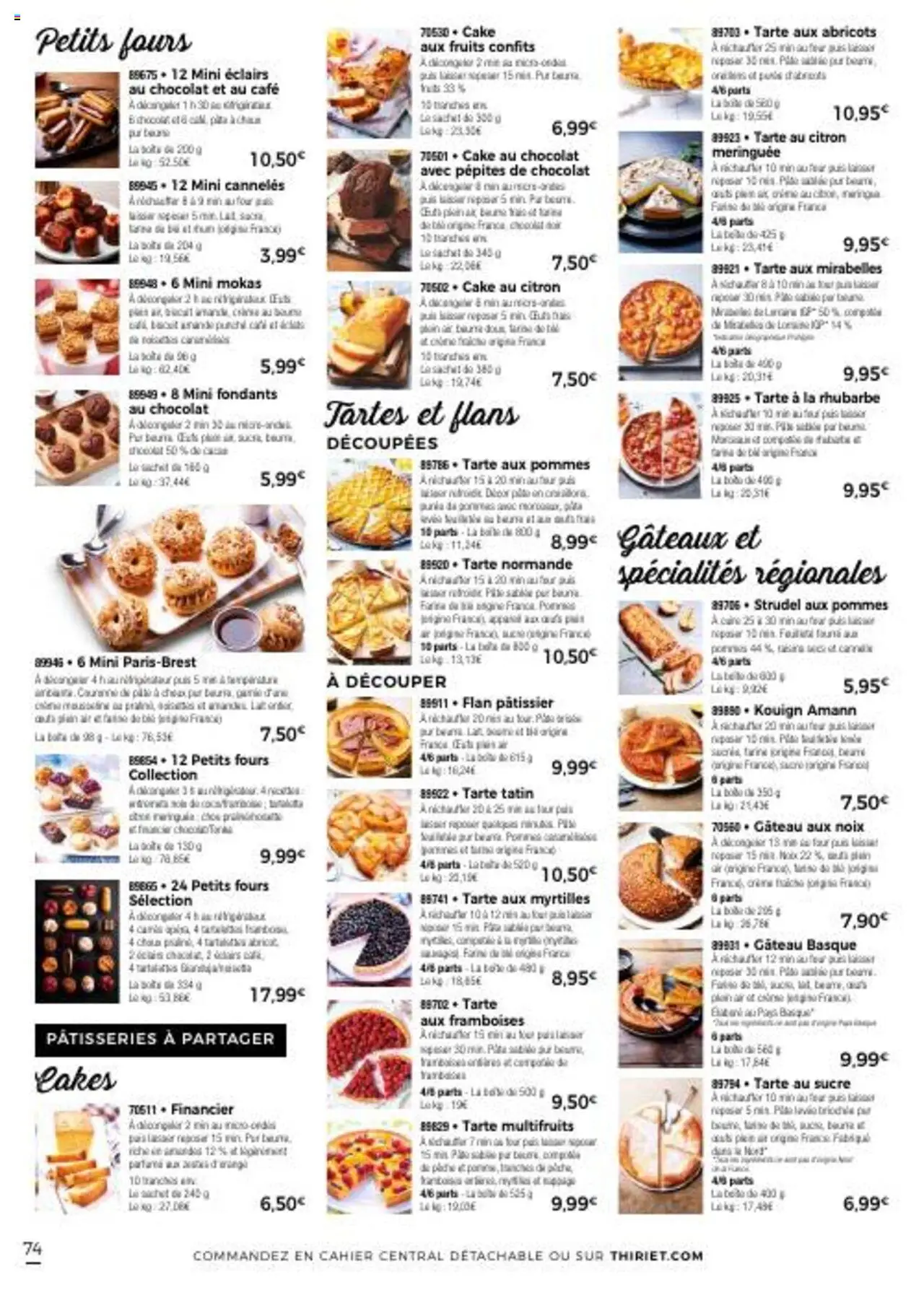 Thiriet catalogue livraison à domicile - page 74 - valable à partir du 11/07/2025