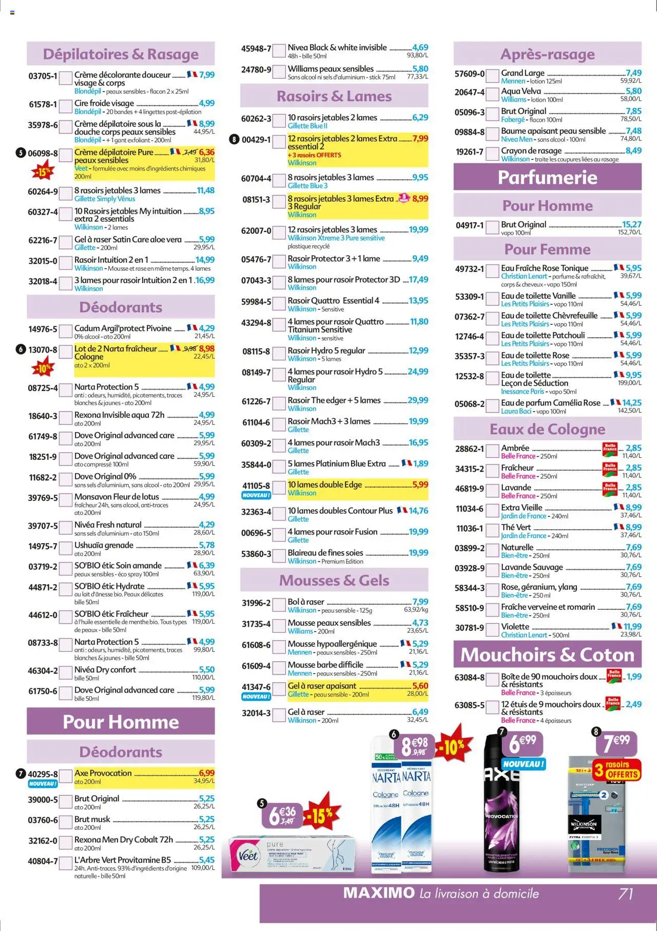 Maximo prospectus - page 71 - valable à partir du 07/07/2025