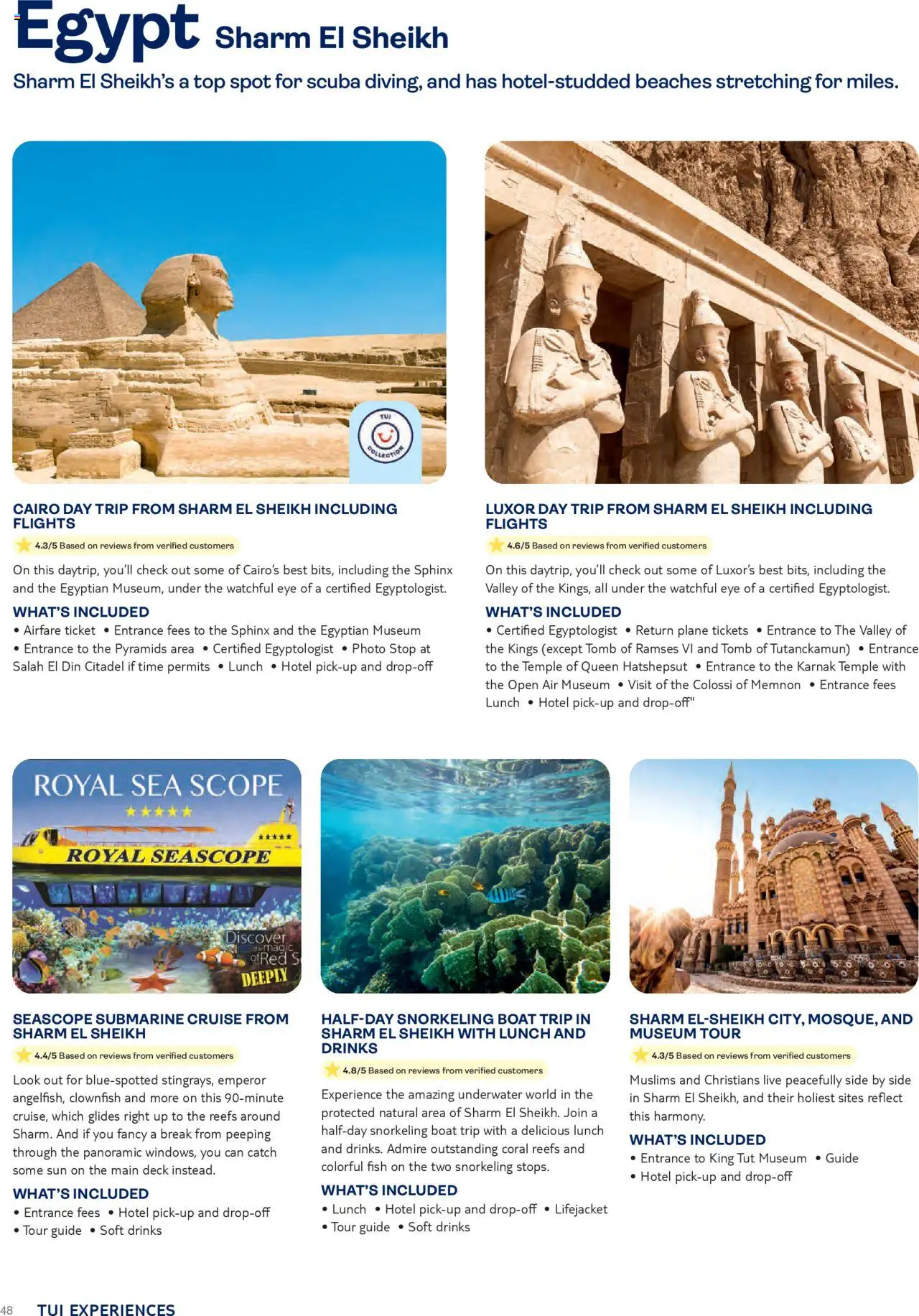 TUI - Experiences - page 48- valid from 01/01/2024