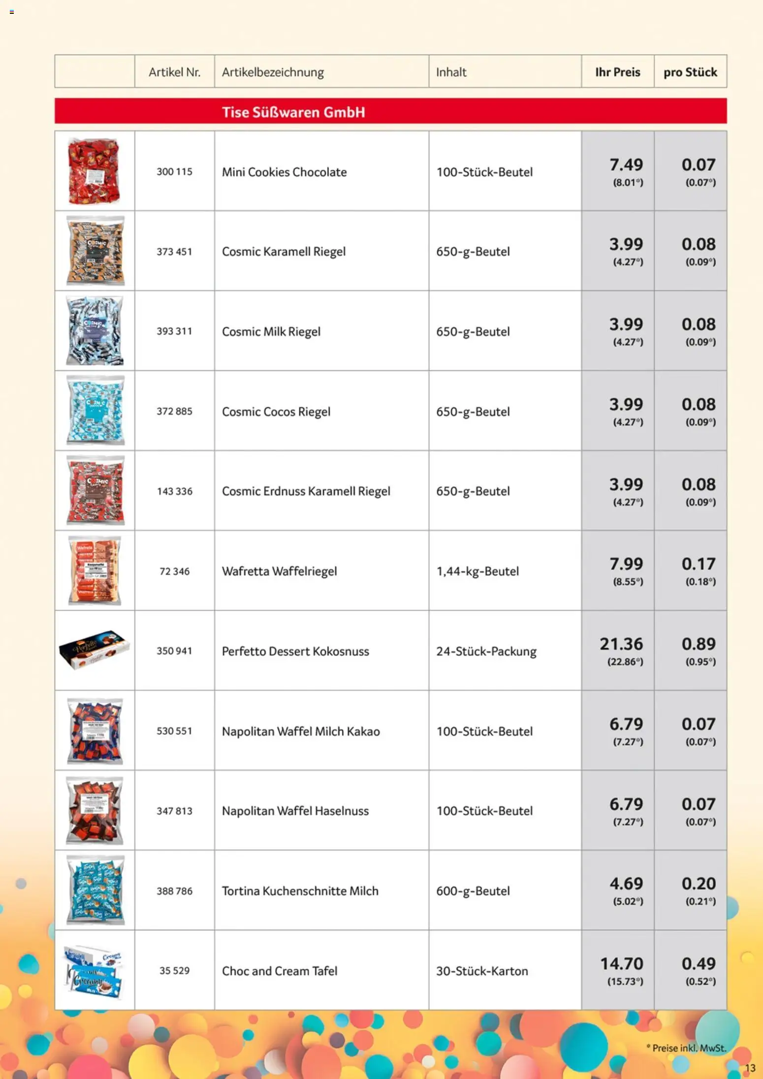 Selgros Karnevalssortiment - Seite 13 - gültig ab 01.11.2025