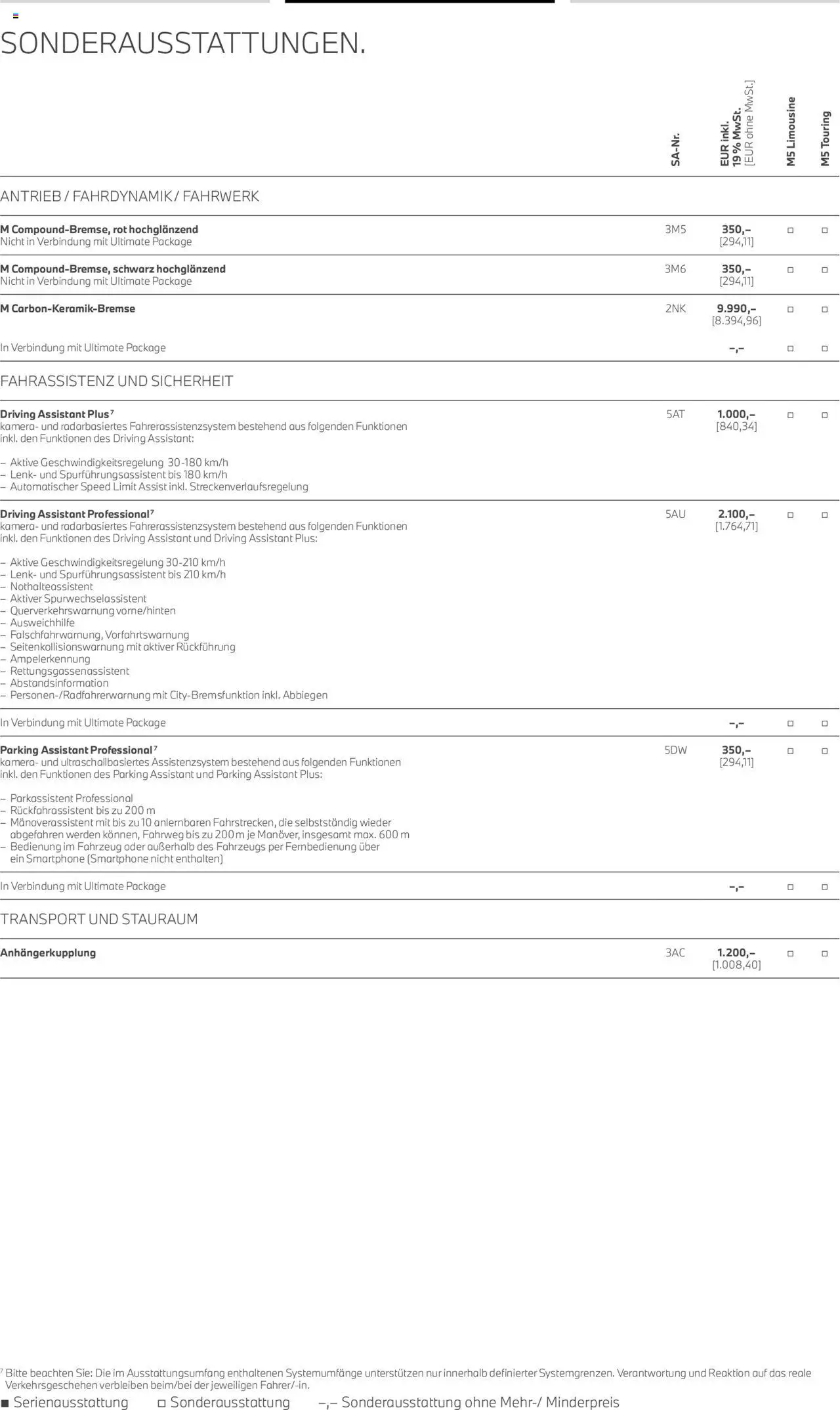 BMW M5 Limousine / Touring - Seite 10 - gültig ab 01.07.2025