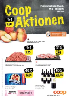 Vorschau Coop Aktionen gültig ab 11.09.2025