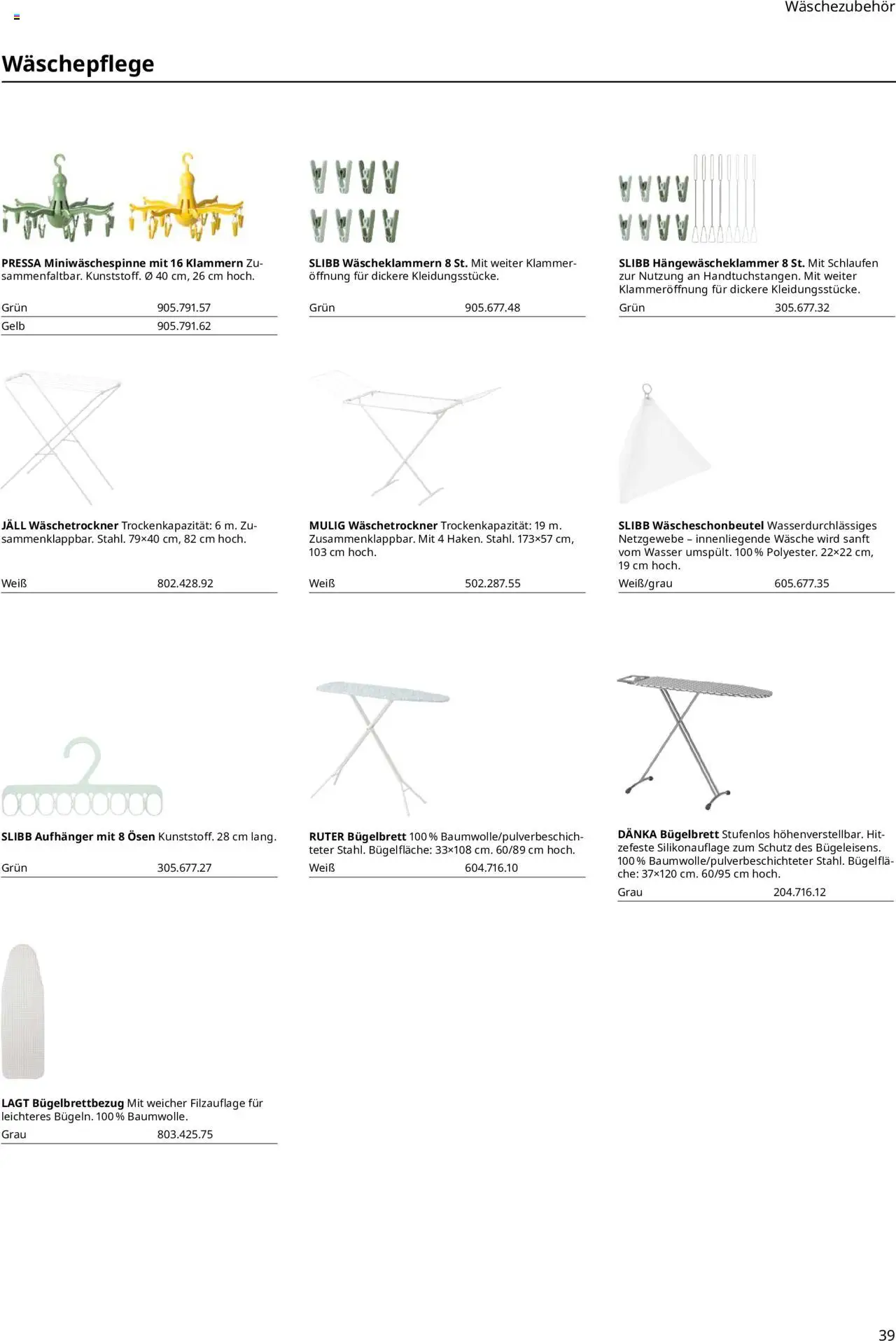 Ikea Hauswirtschaftsraum - Seite 39 - gültig ab 30.09.2025