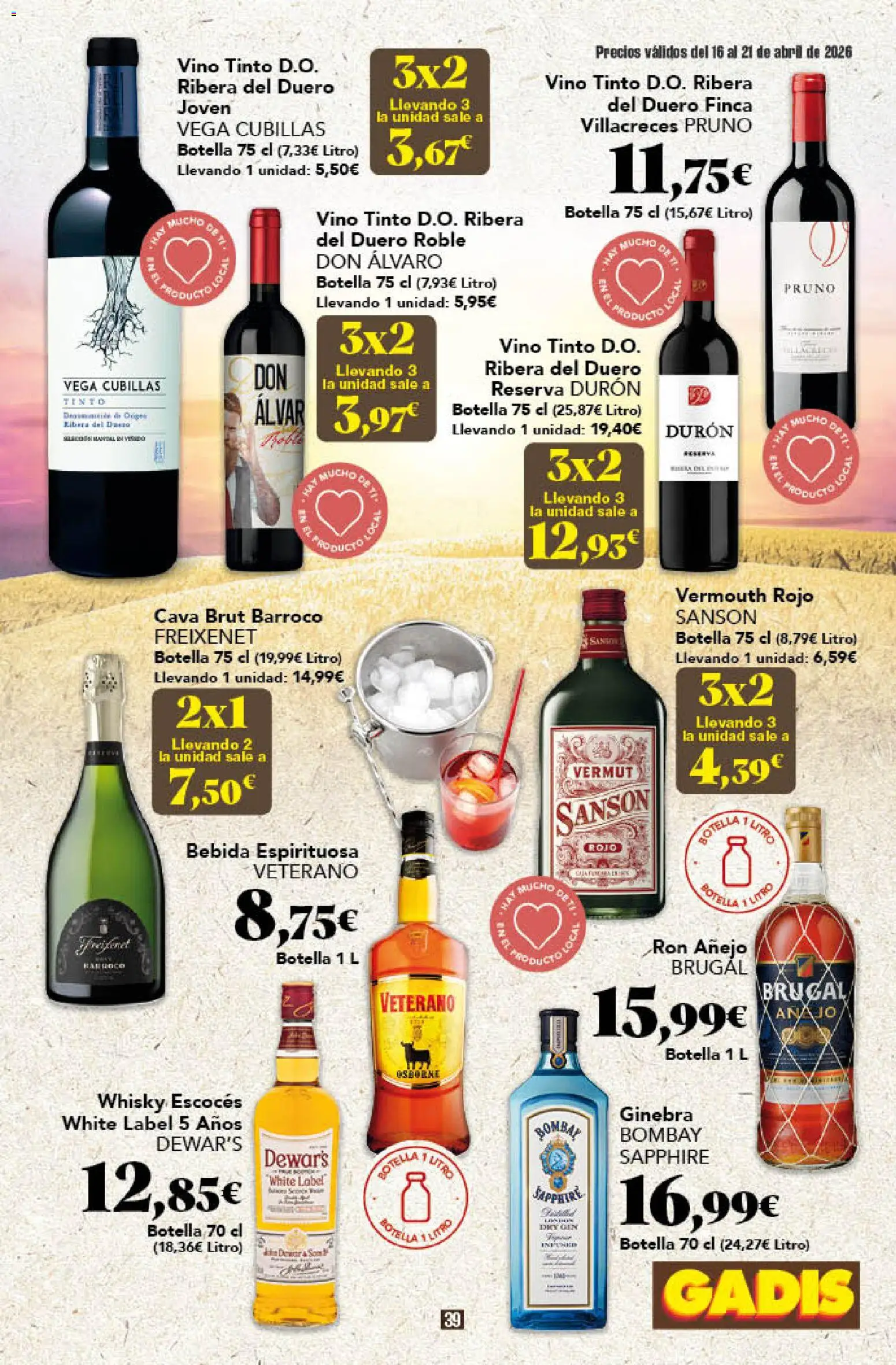 Gadis folleto - Página de 39 - Válido desde 16/04/2026