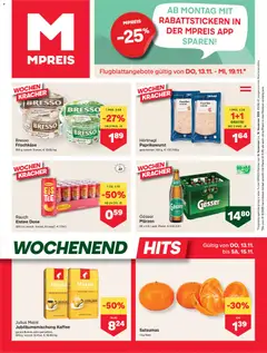 Vorschau MPREIS Flugblatt gültig ab 13.11.2025