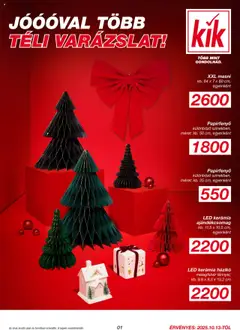 Előnézet Kik Akciós újság érvényes 2025.10.13.-tól