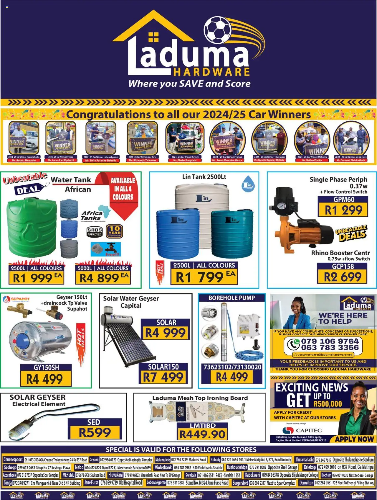 Laduma Hardware Exciting Special - page 1- valid from 20/10/2025
