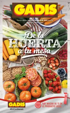 Vista previa del folleto Gadis folleto válido desde 07/08/2025