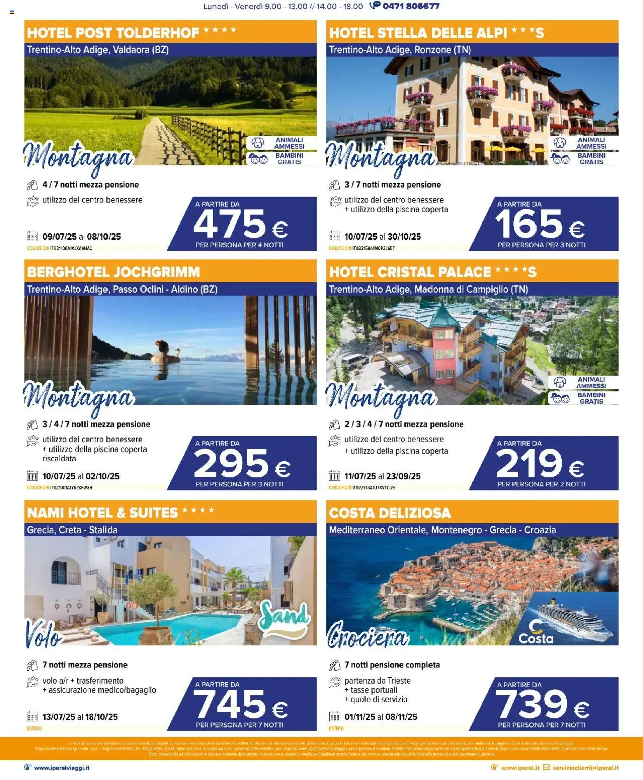 Iperal Viaggi catalogo - pagina 4 - valido dal 02/07/2025