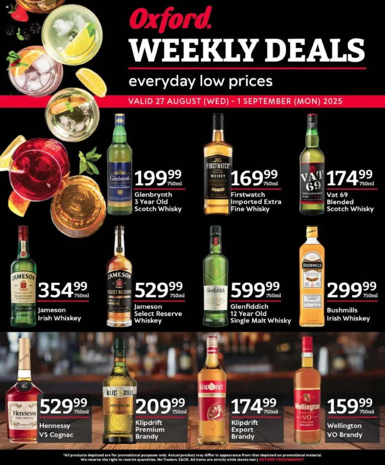 Oxford Freshmarket - Liquormarket Deals - page 1- valid from 27/08/2025
