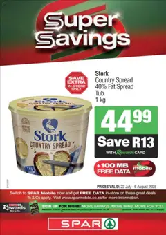Preview Spar Specials valid from 22/07/2025