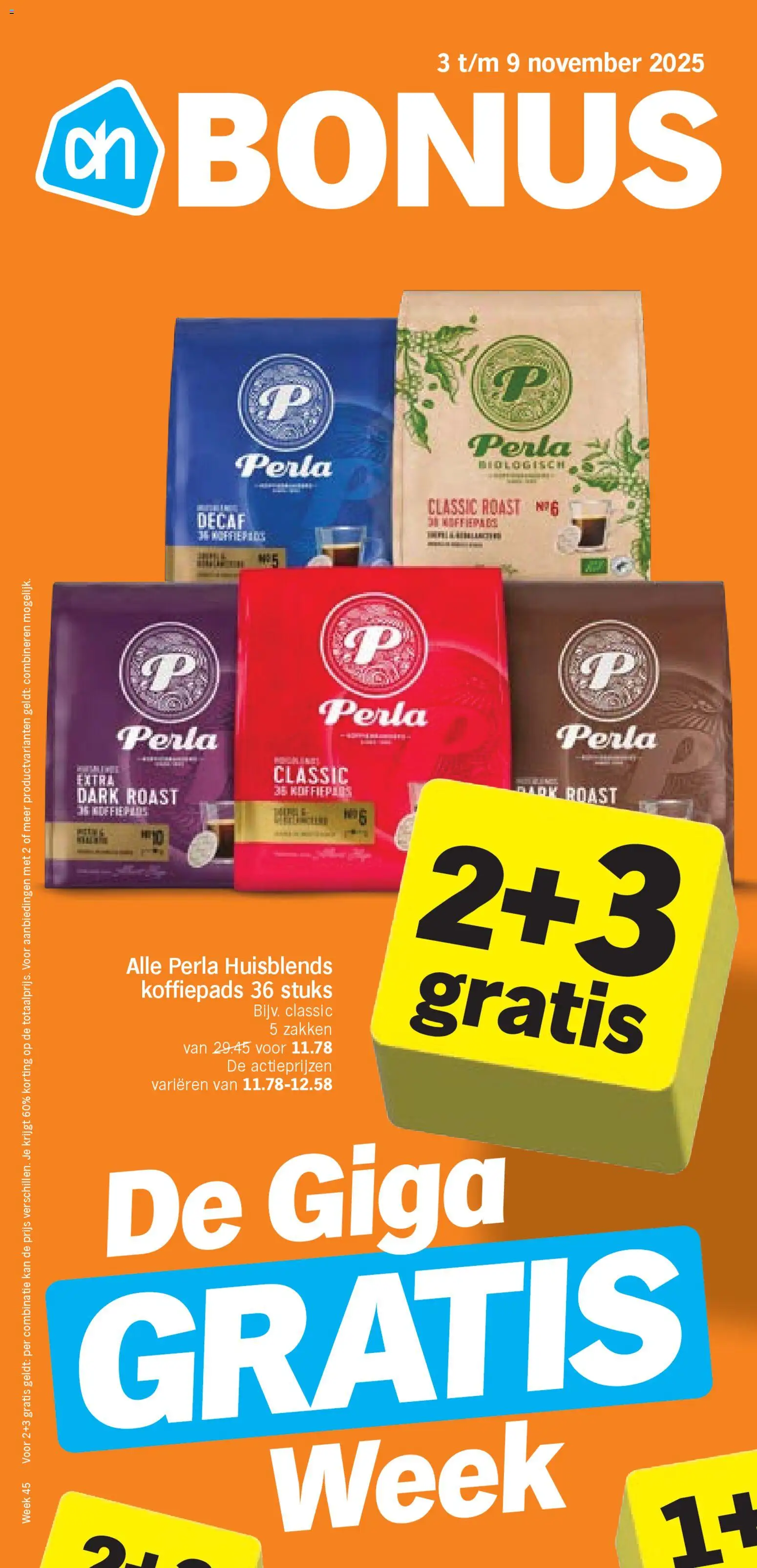 Albert Heijn - Folder week 45 - pagina 1- geldig vanaf 03-11-2025