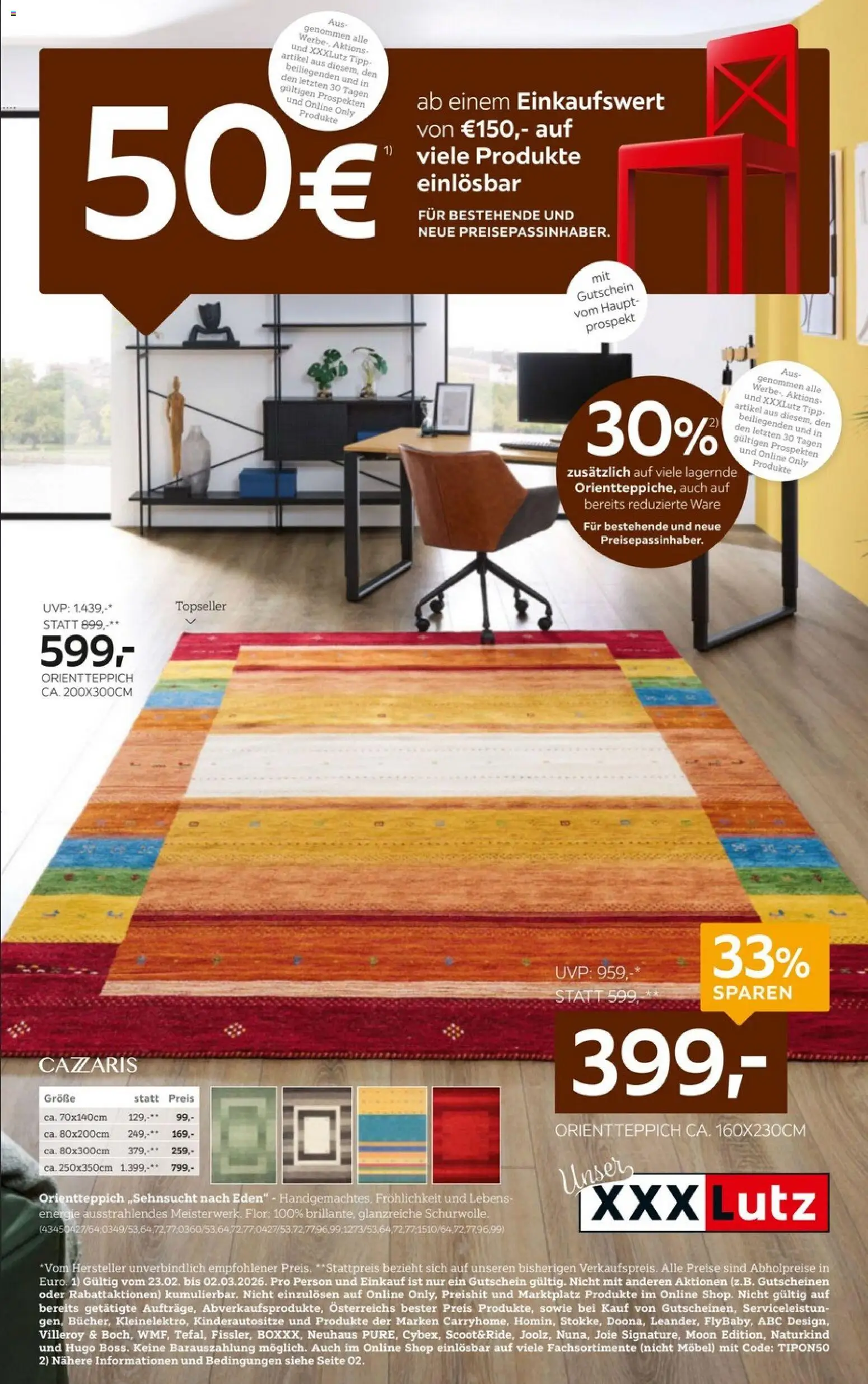 XXXLutz Orientteppiche - Seite 1- gültig ab 23.02.2026