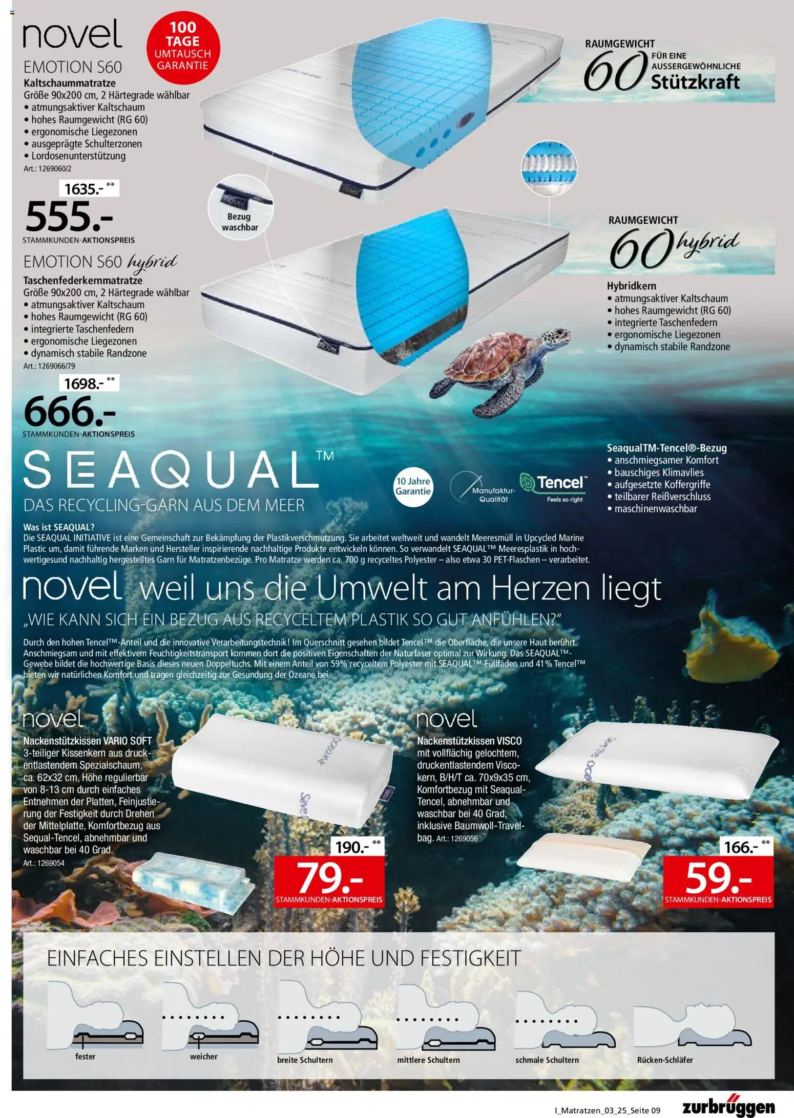 Zurbrüggen Matratzen-Spezial - Seite 9 - gültig ab 15.11.2025