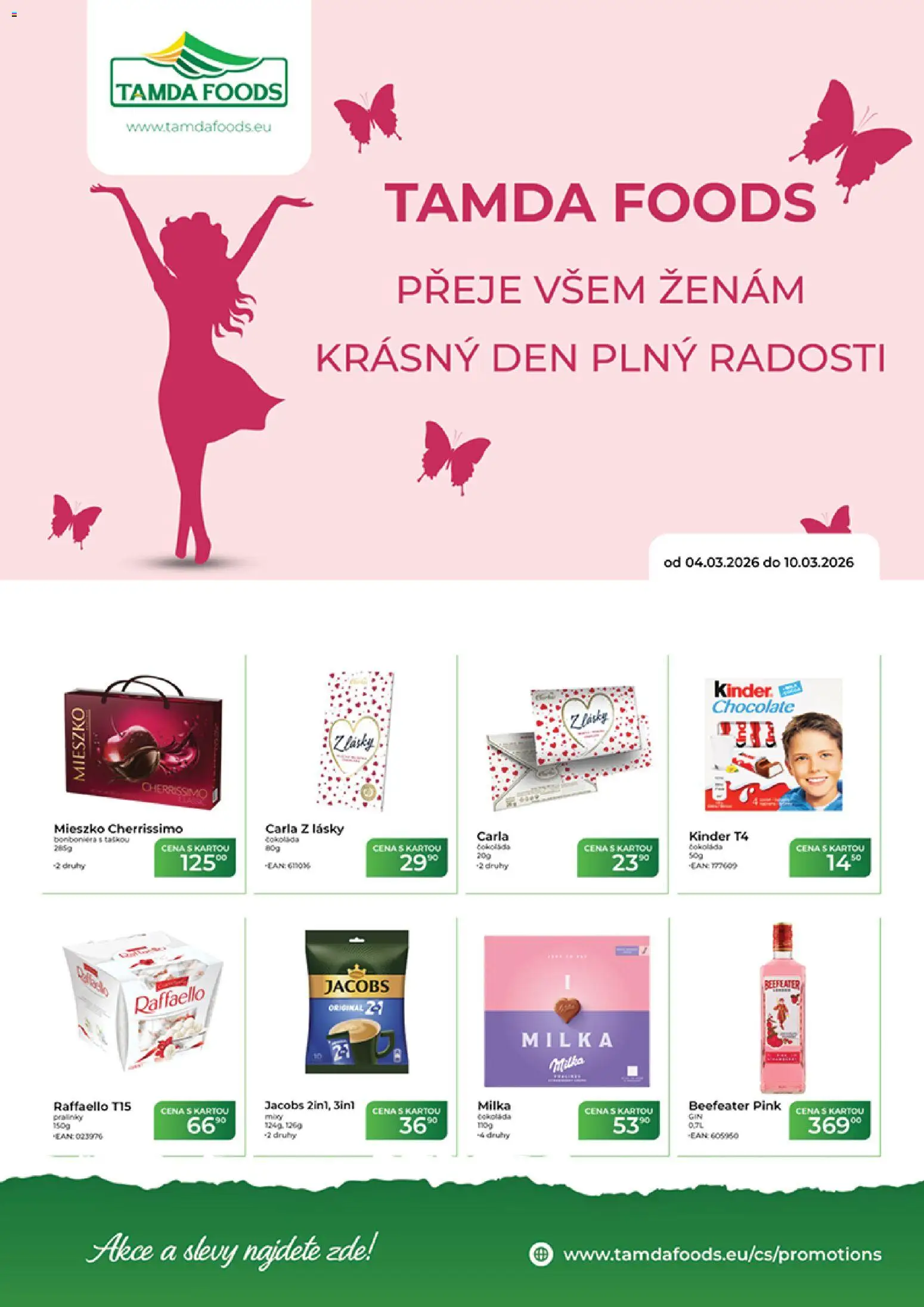 Tamda Foods leták - strana 1- platný od 04.03.2026
