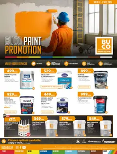 Preview BUCO Paint Promotion valid from 04/08/2025