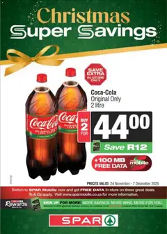 Preview Spar Specials valid from 24/11/2025