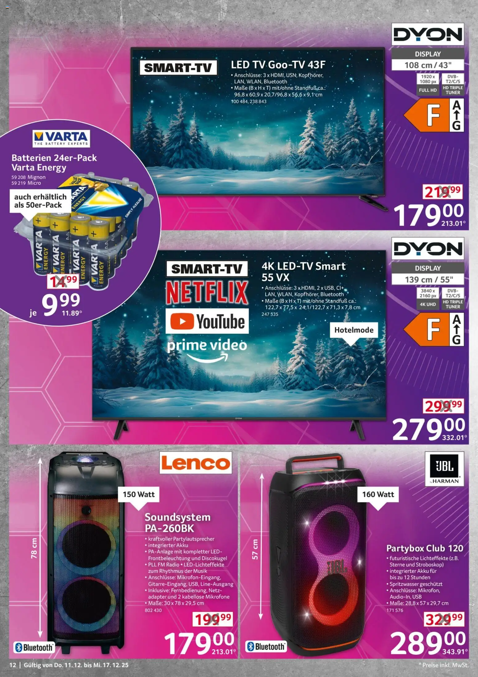 Selgros  Non Food - Seite 12 - gültig ab 11.12.2025