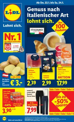Vorschau Lidl Flugblatt gültig ab 22.01.2026