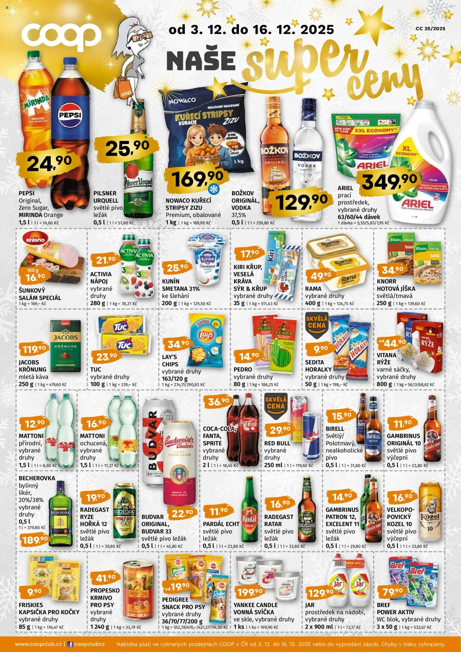 Terno leták - COOP naše super ceny - strana 1- platný od 03.12.2025