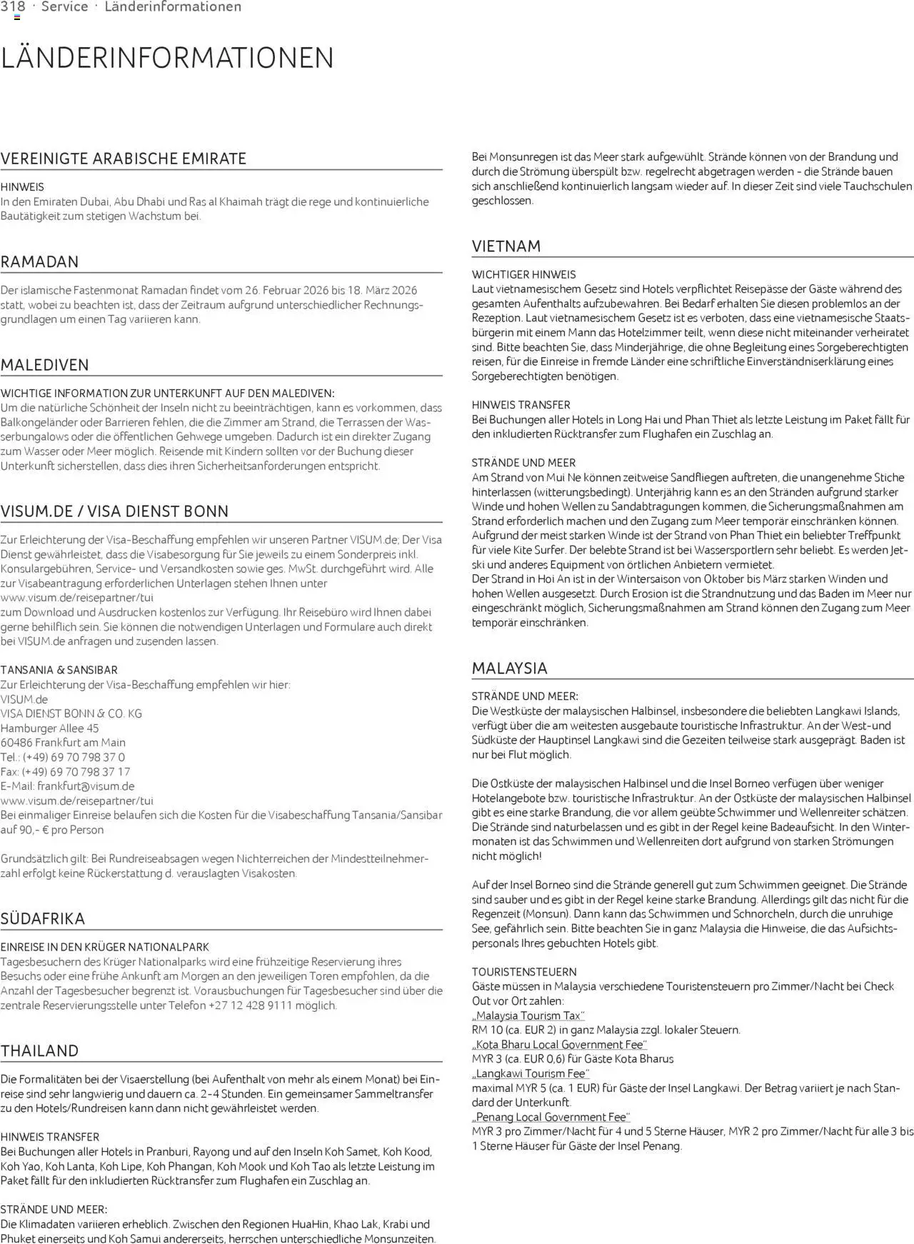 Aida - Airtours Fernreisen  - Seite 318 - gültig ab 01.11.2025