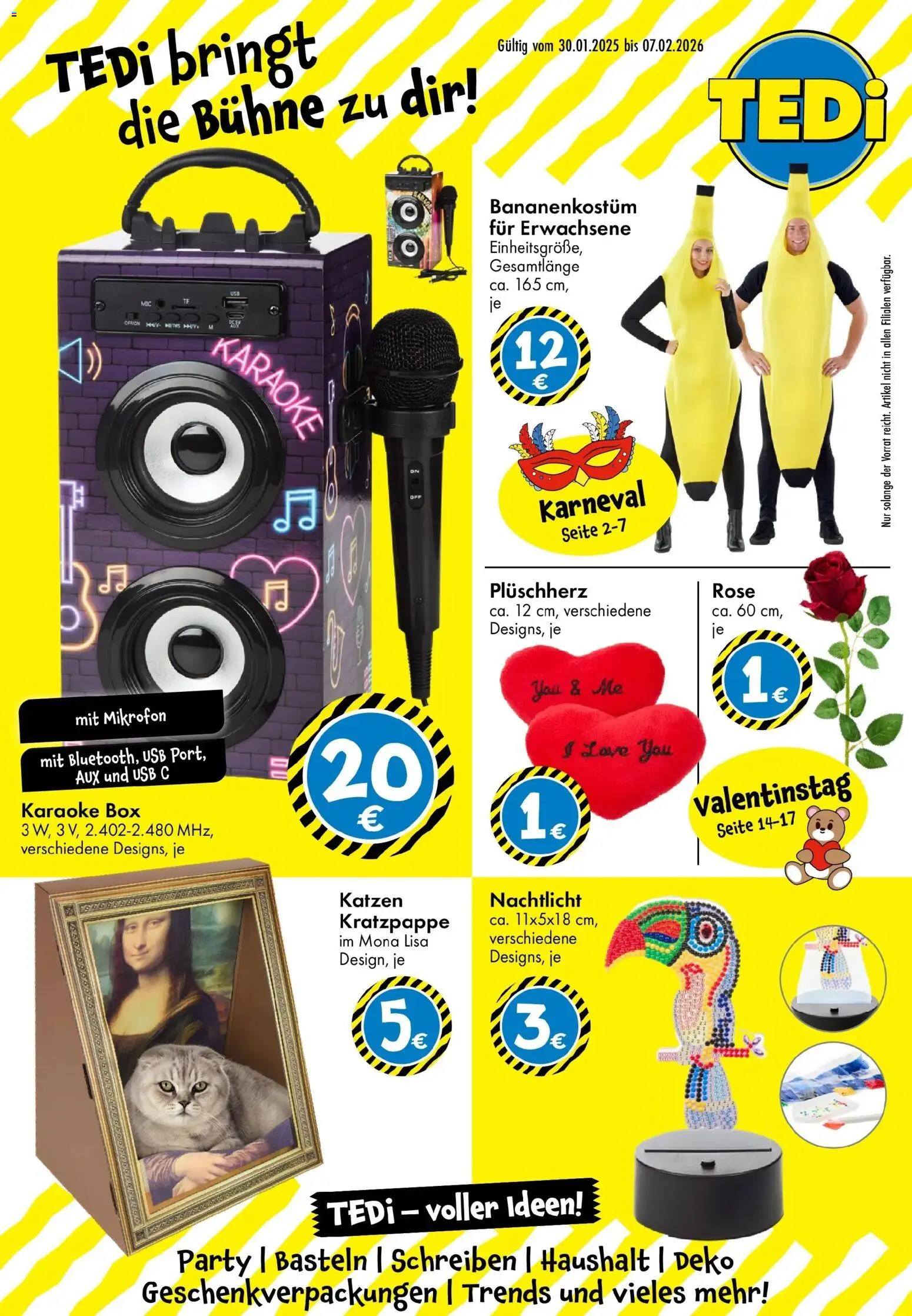 TEDi Flugblatt - Seite 1- gültig ab 30.01.2026