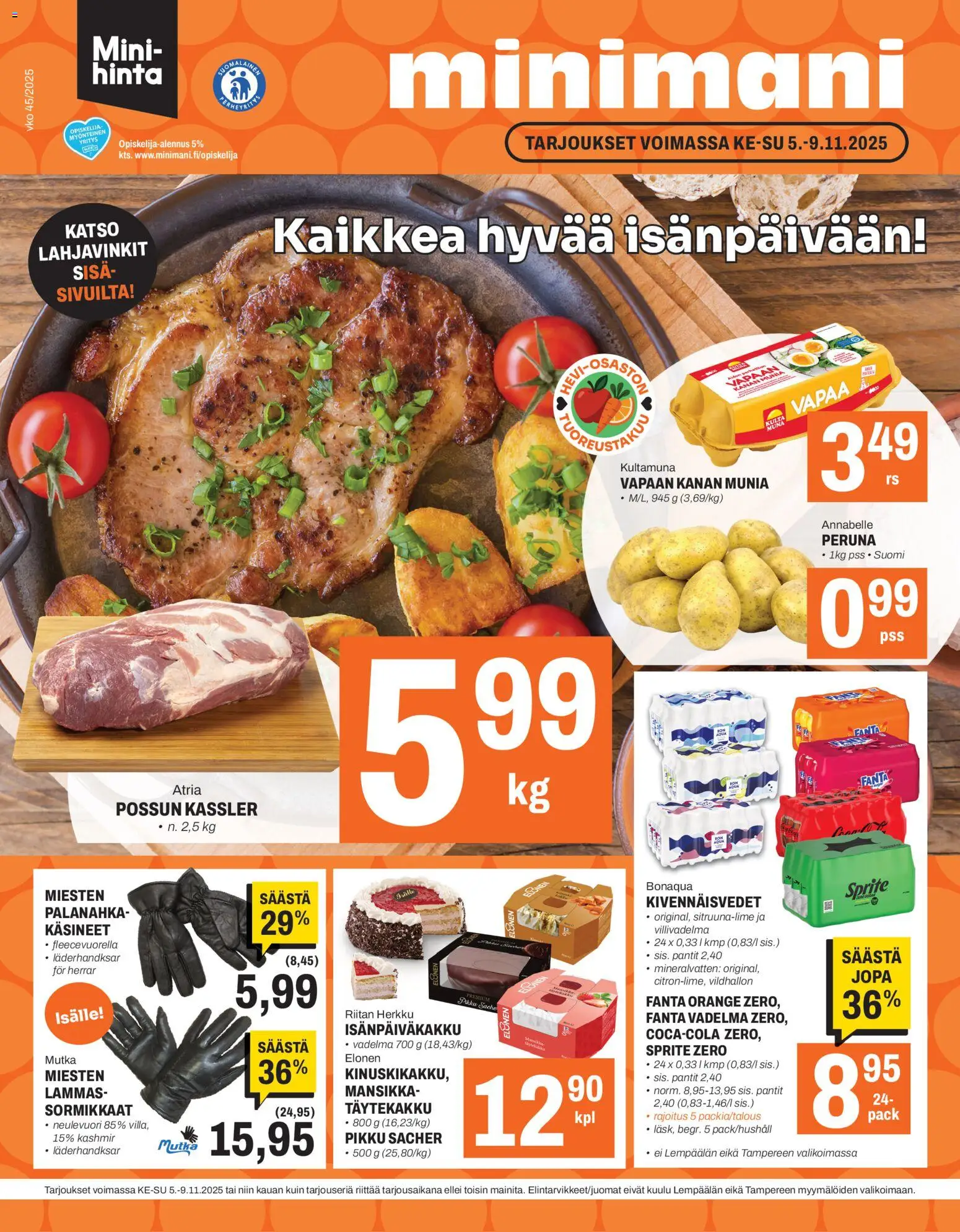 Minimani tarjoukset - sivu 1- voimassa alkaen 05/11/2025