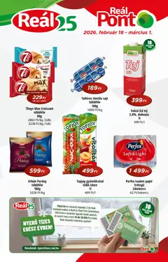 Előnézet Reál - Akciós újság Pont érvényes 2026.02.18.-tól