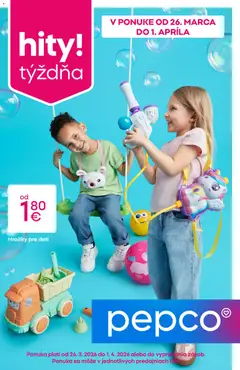Pepco leták platný od 26.03.2026