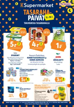 Esikatselu K-Supermarket tarjoukset voimassa alkaen 12/01/2026