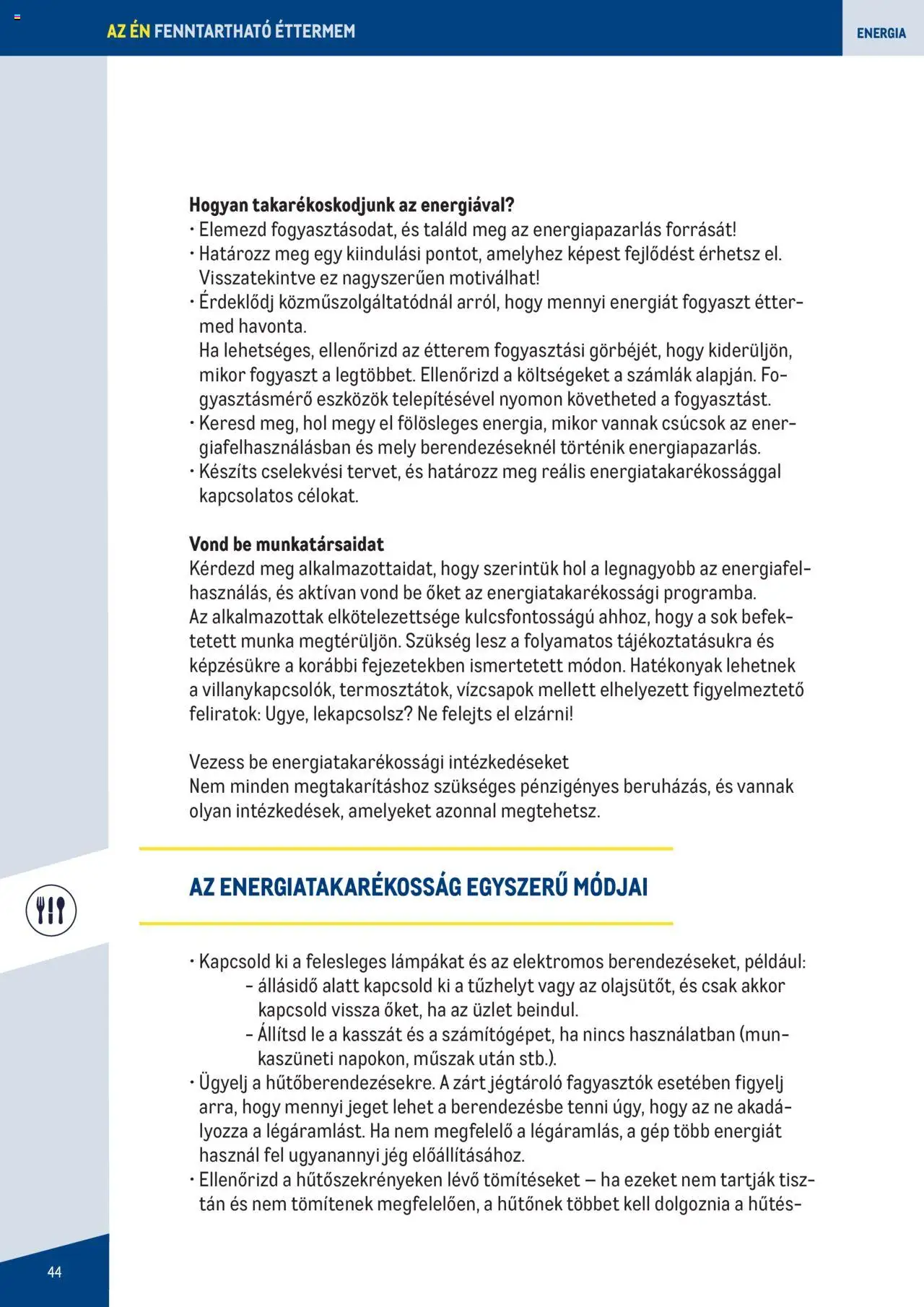 Metro - Fenntartható Gasztronómia booklet - 44oldal - érvényes 2023.06.07.-tól