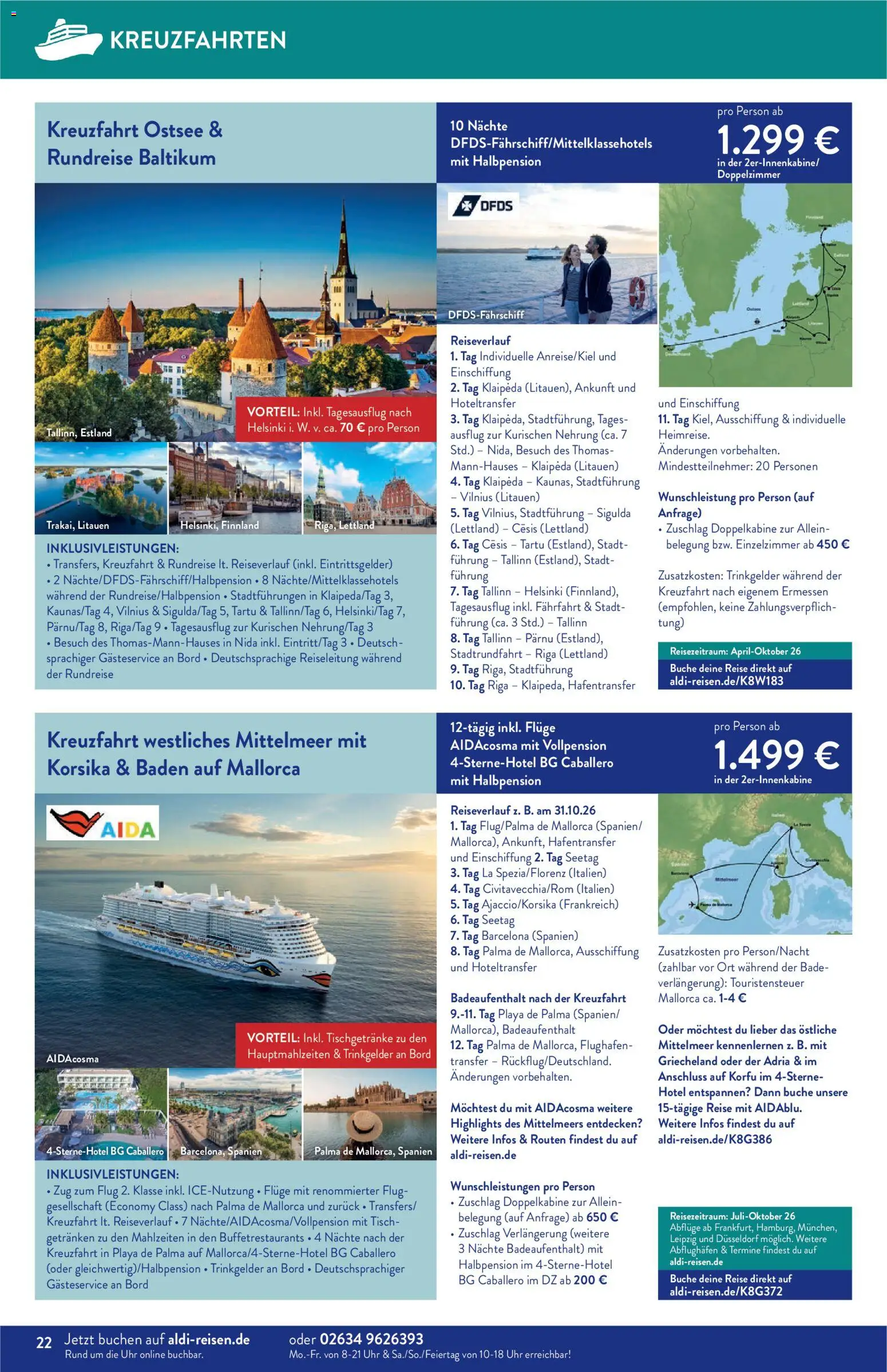Aldi Reisen Prospekt 	 - Seite 22 - gültig ab 01.03.2026
