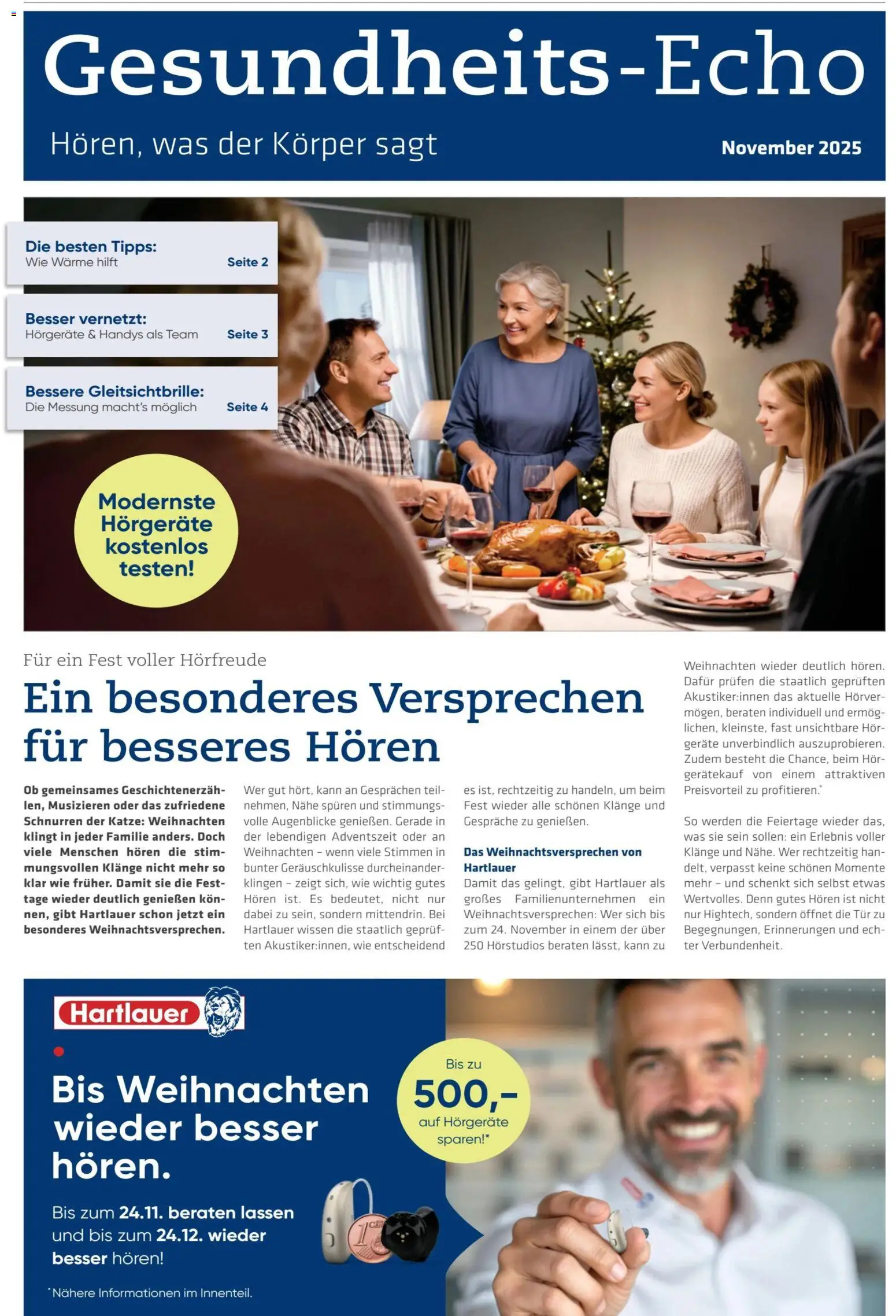 Hartlauer Gesundheits - Echo - Seite 1- gültig ab 01.11.2025