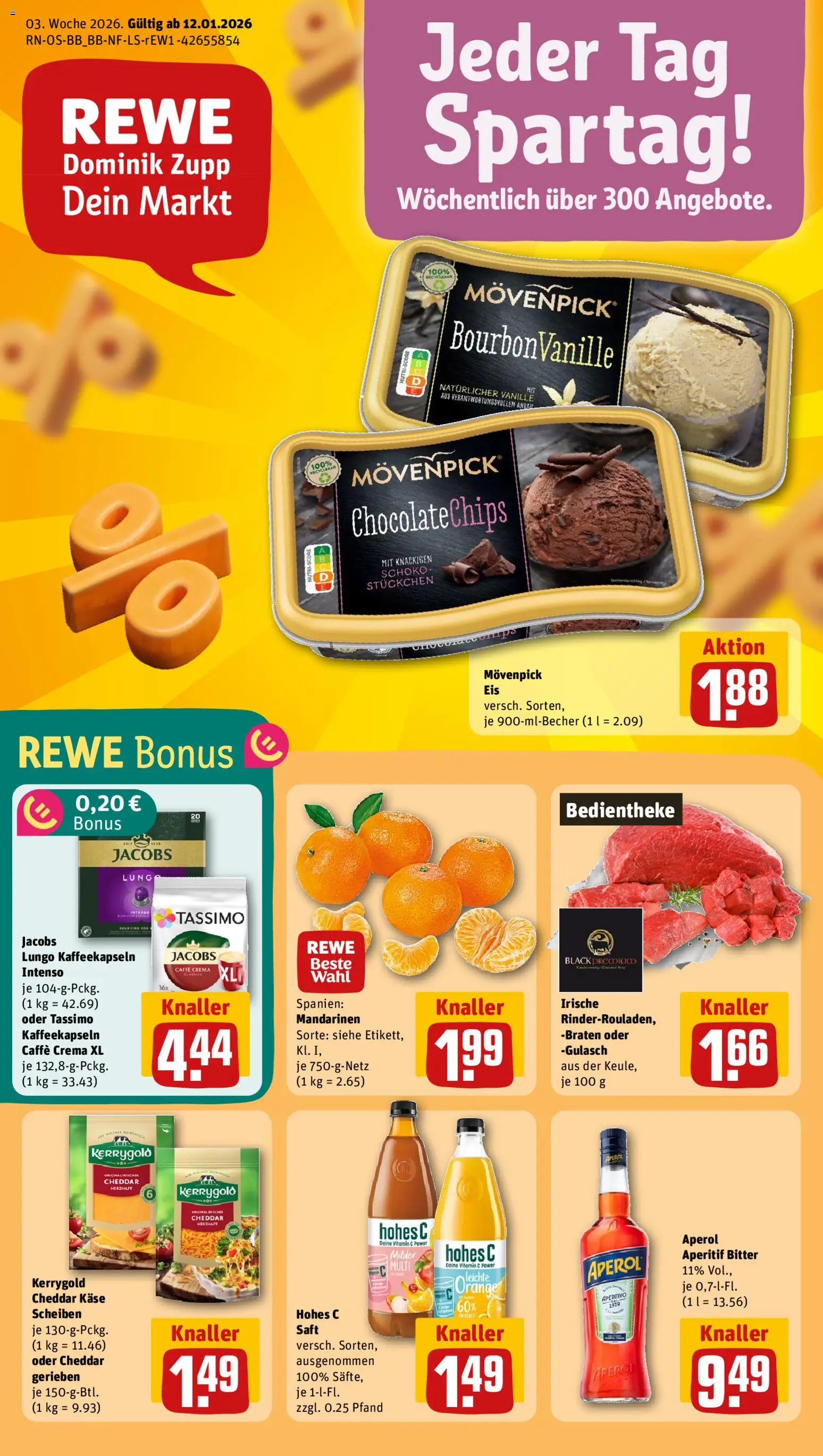 Rewe Prospekt 	 - Seite 1 - gültig ab 12.01.2026