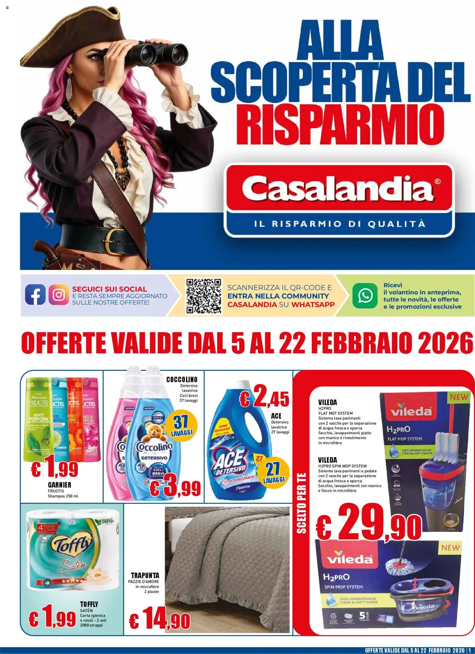 Volantino Casalandia - pagina 1 - valido dal 05/02/2026