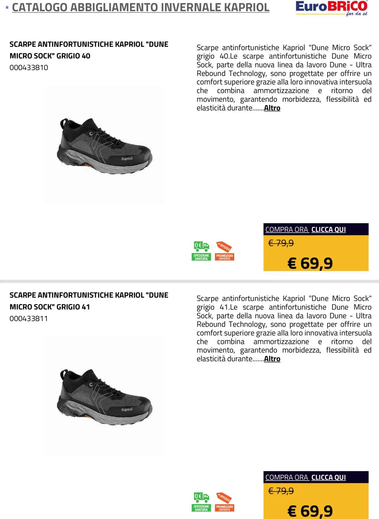 Eurobrico Abbigliamento Invernale Kapriol catalogo - pagina 14 - valido dal 23/07/2025