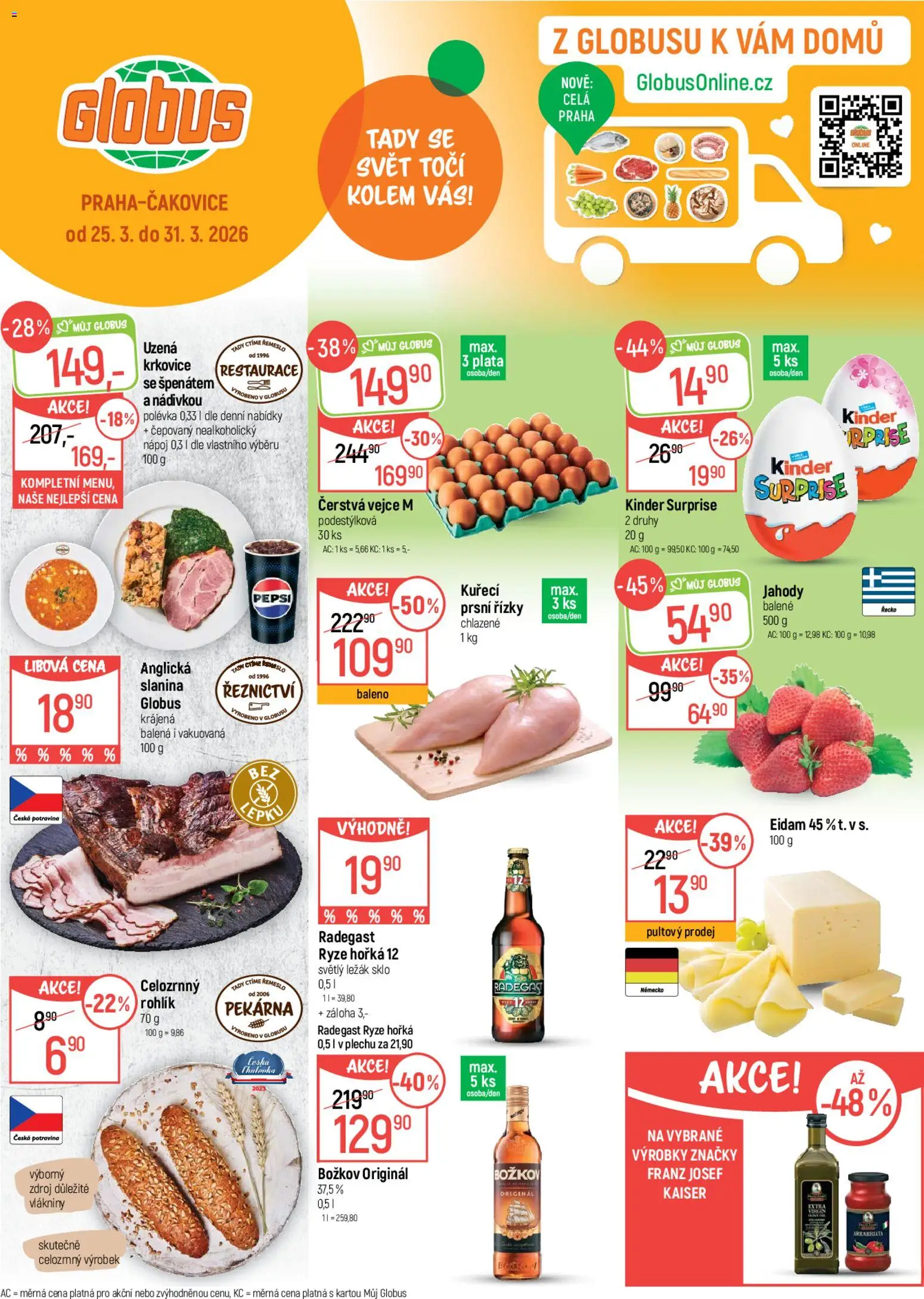 Globus leták - strana 1- platný od 25.03.2026